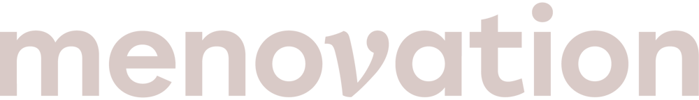 menovation text logo