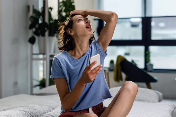 frustrated woman