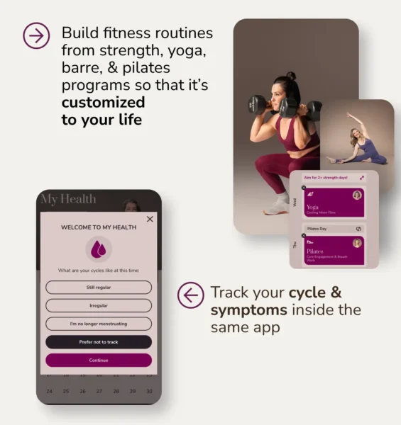 Build routines and track symptoms